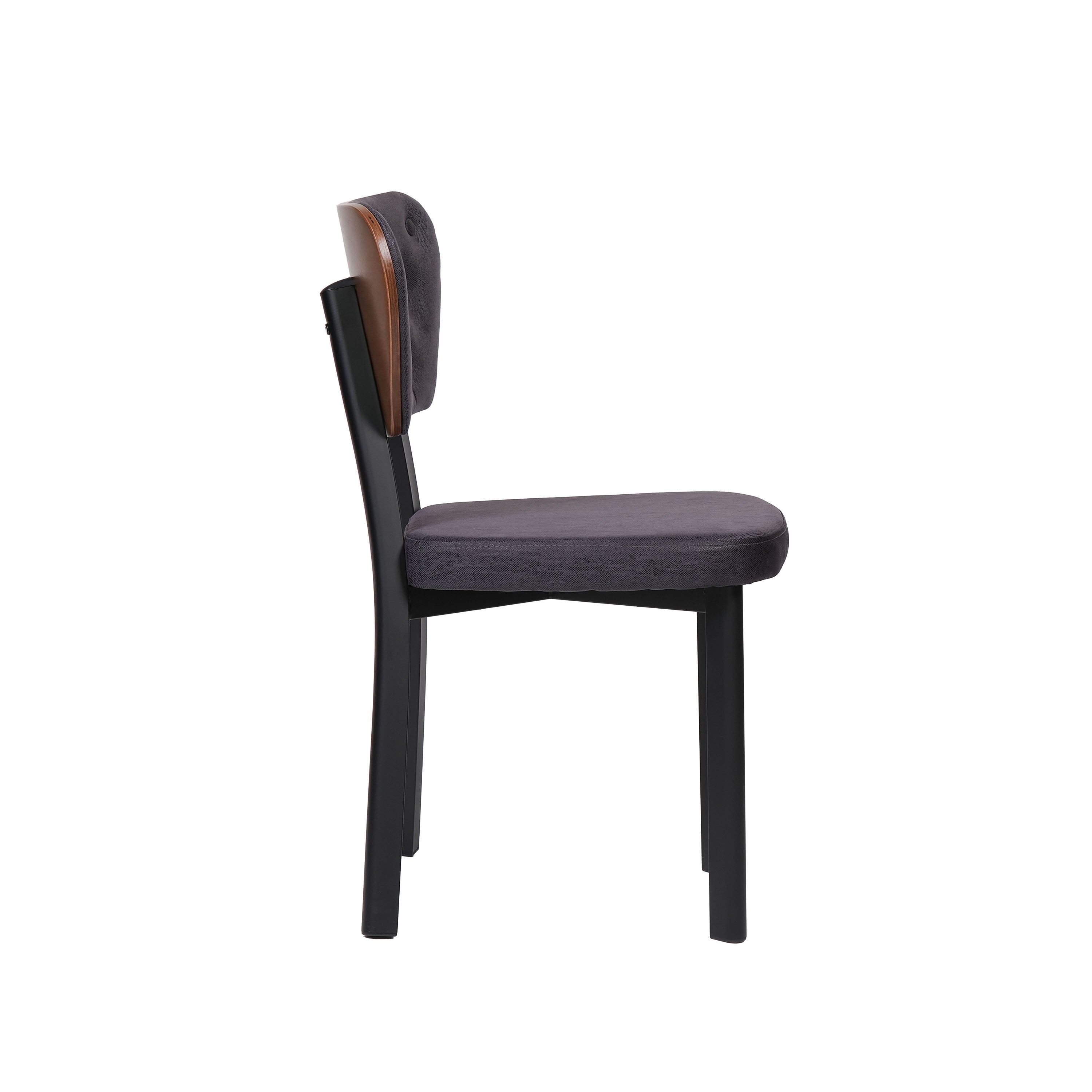 LALE - Chaise bois et tissu