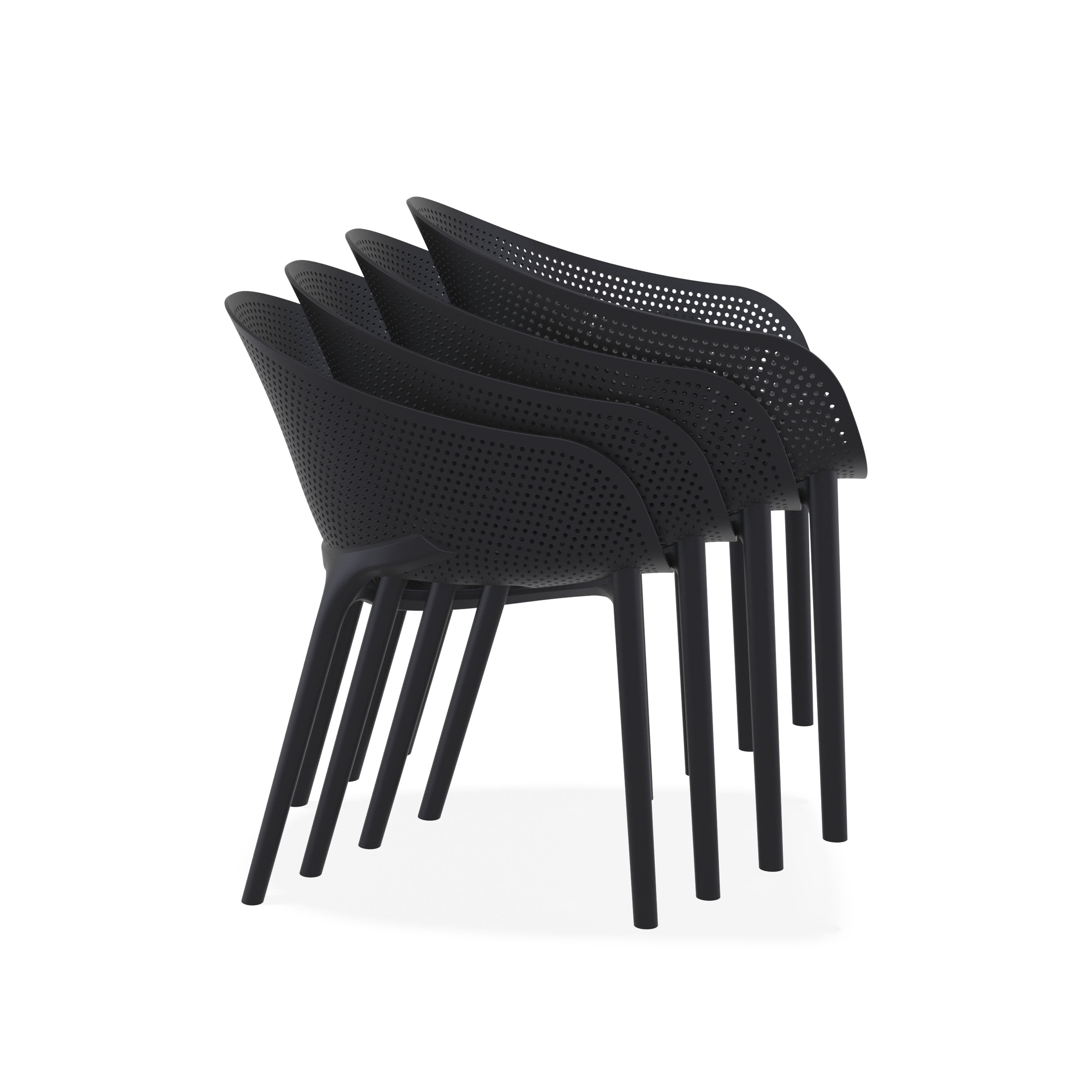 SKY PRO - Chaise polypropylène empilable