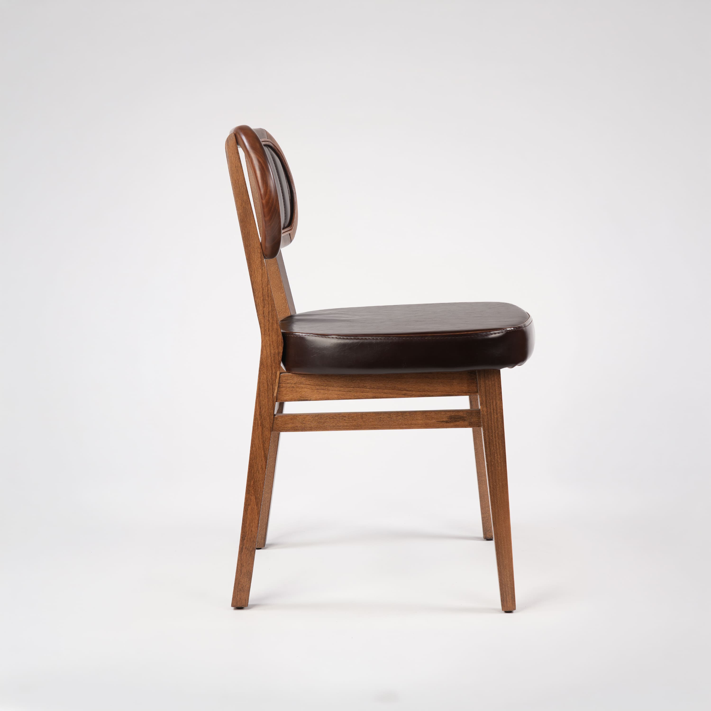 ASEL - Chaise en bois massif bistrot