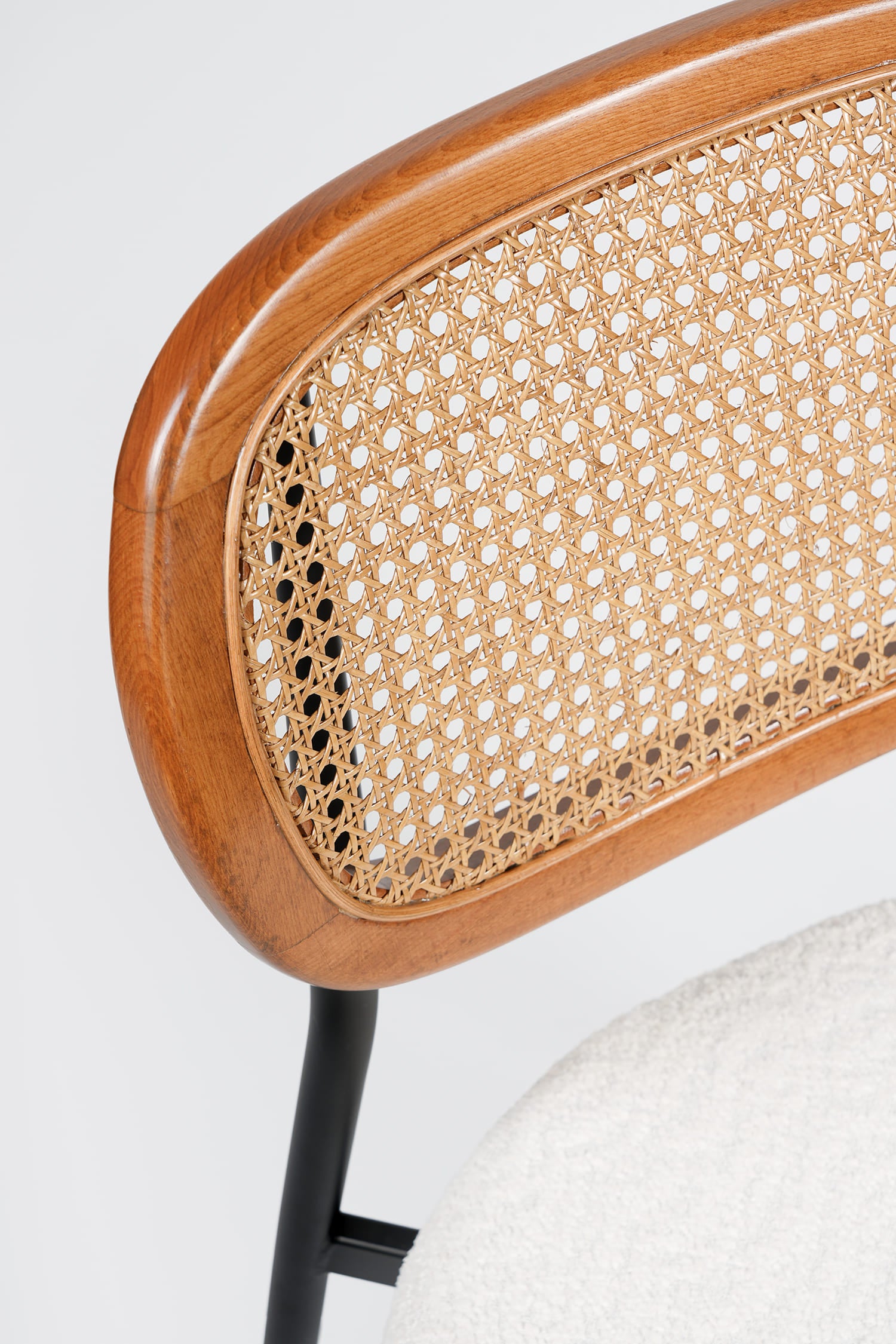 RETRO - Chaise cannage en rotin