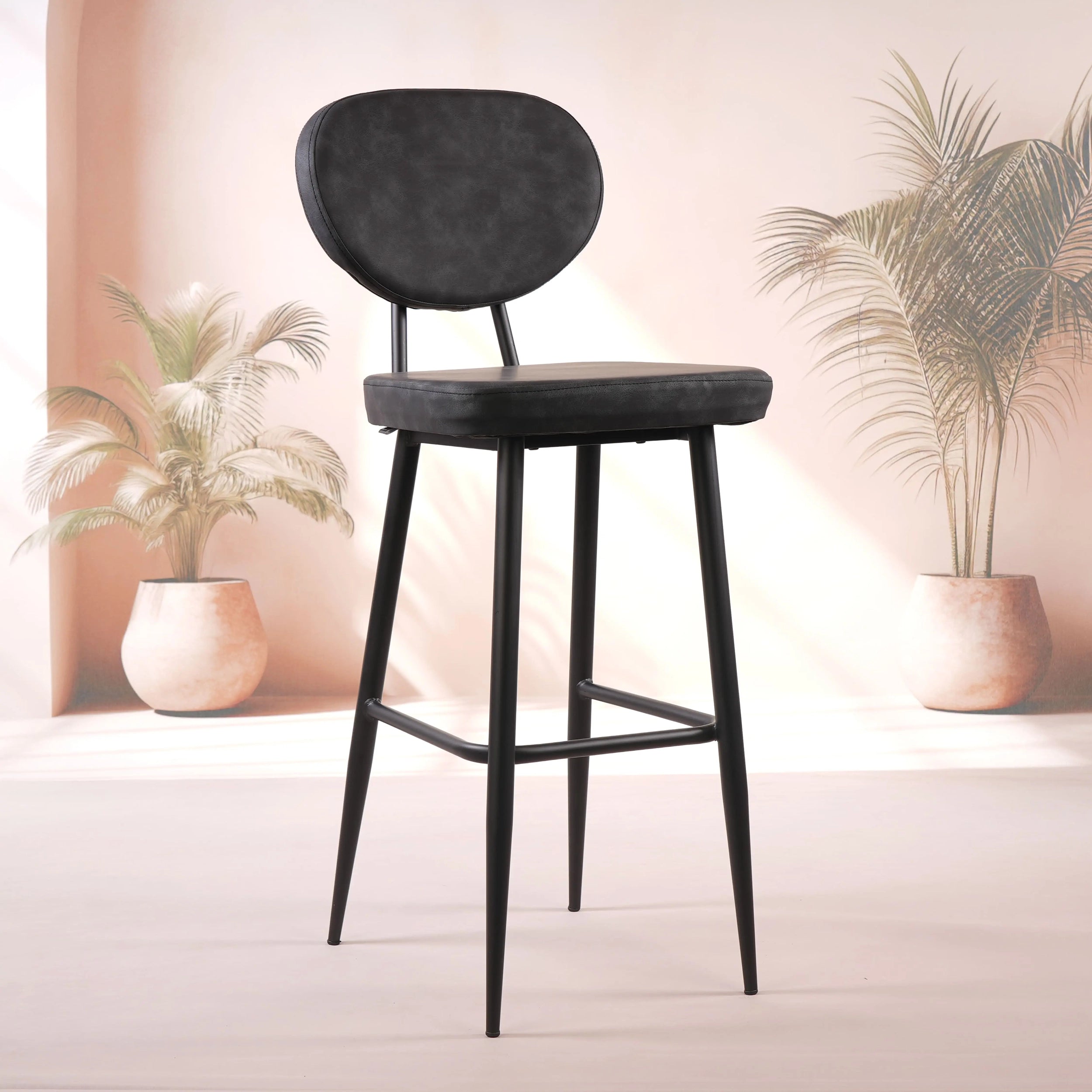 DENIZ BAR - Tabouret de bar 65/75cm
