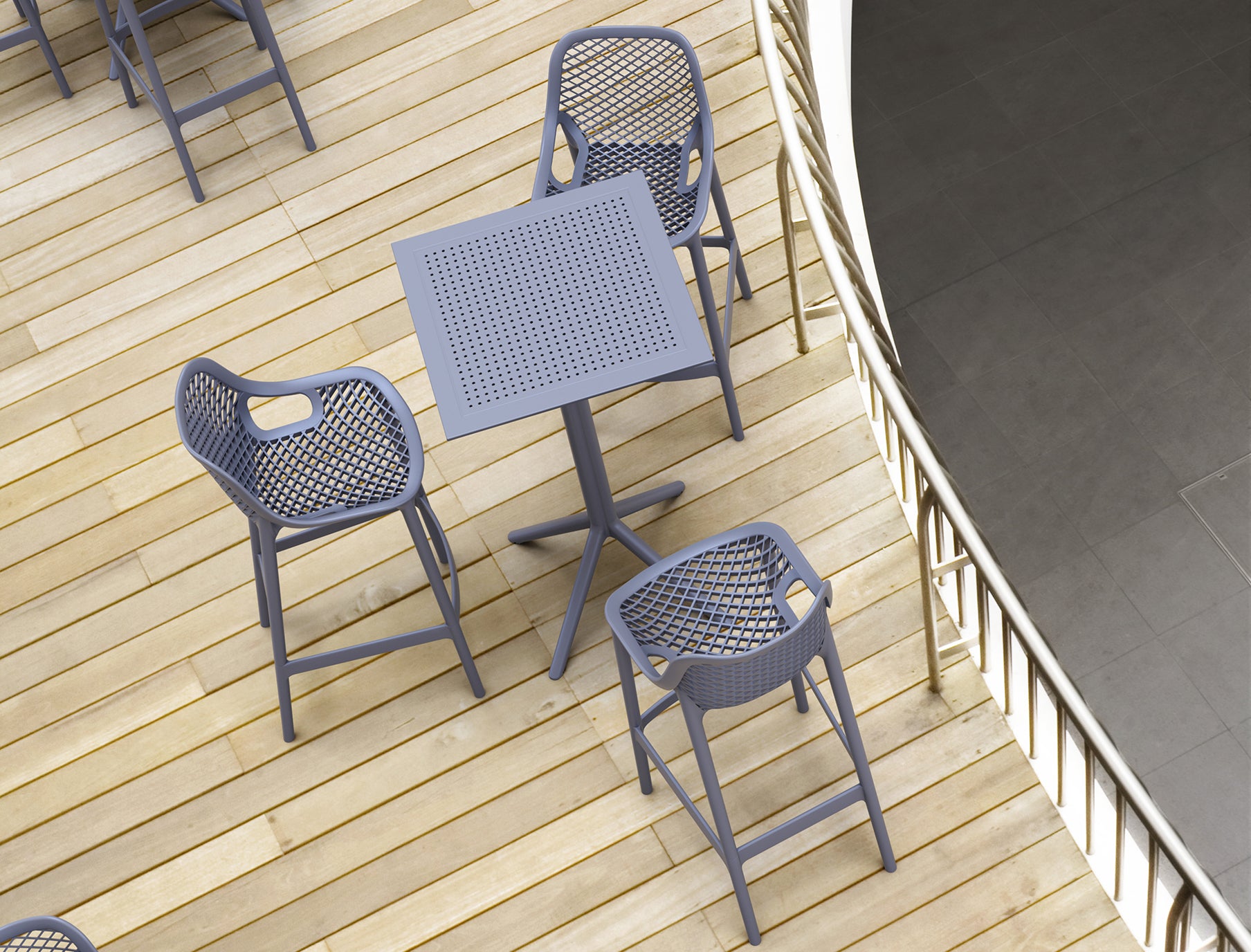 AIR 75 – Tabouret de bar en polypropylène