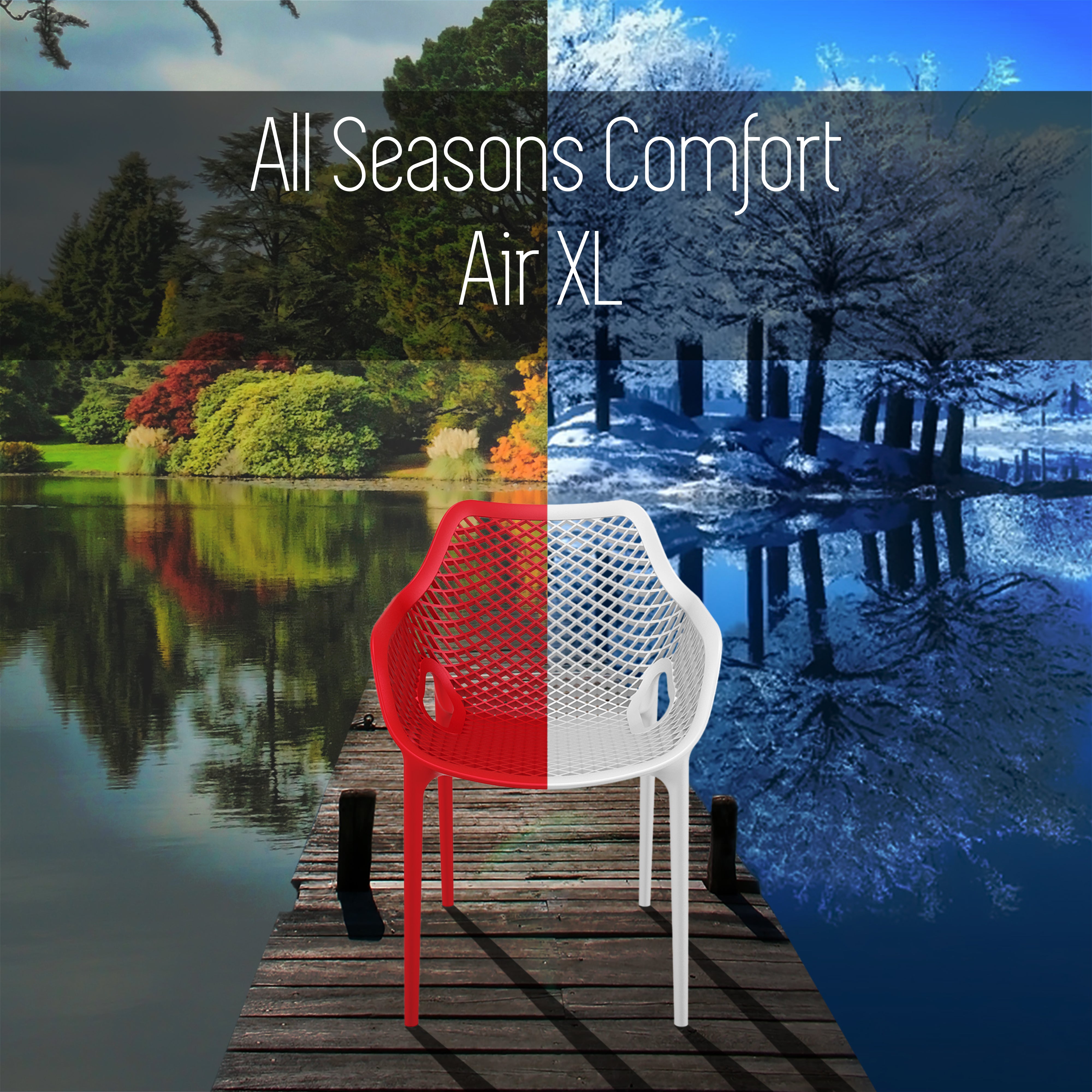 AIR XL – Chaise en polypropylène