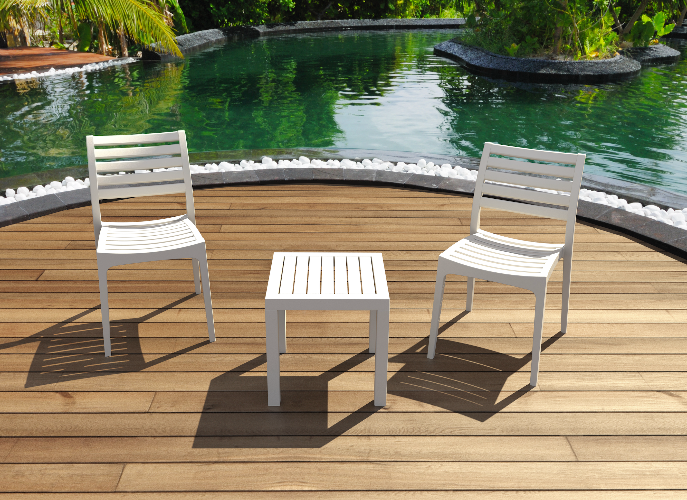 ARES - Chaise polypropylène empilable