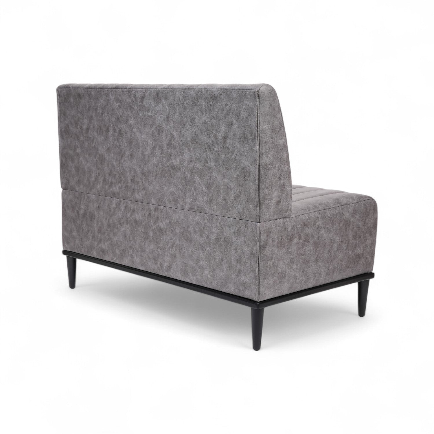 CHARLY - Banquette 120cm nubuck gris