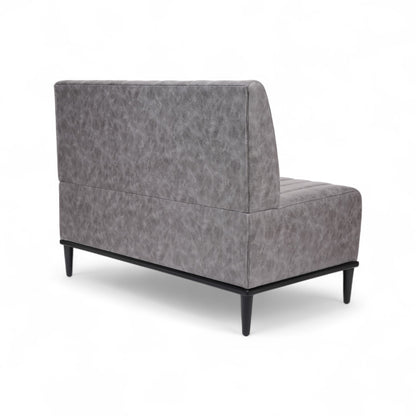 CHARLY - Banquette 120cm nubuck gris