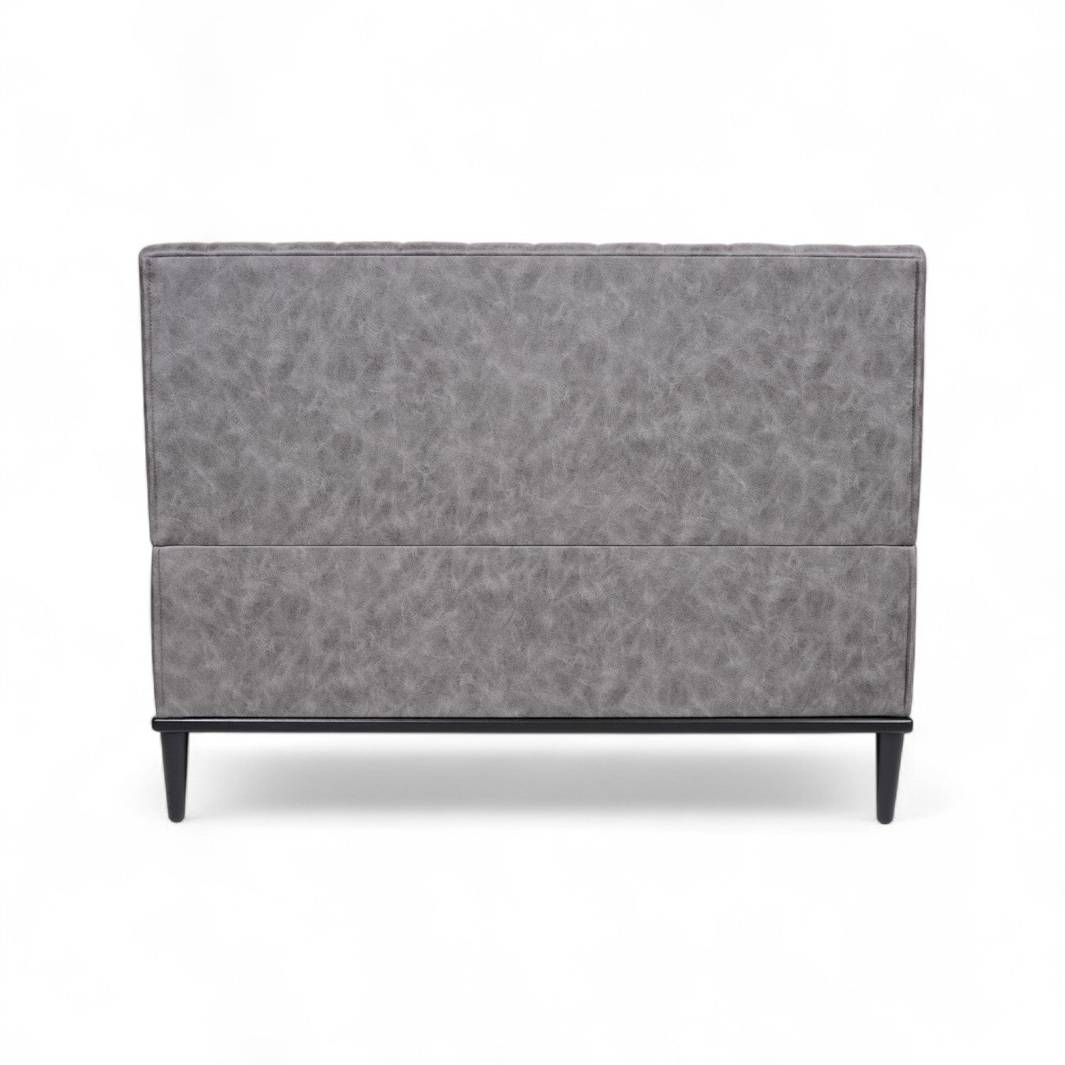 CHARLY - Banquette 120cm nubuck gris