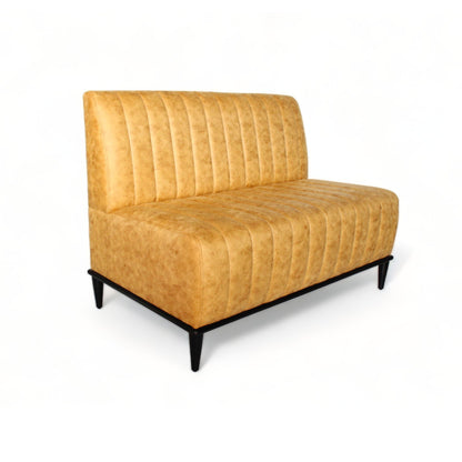 CHARLY - Banquette 120cm nubuck gris