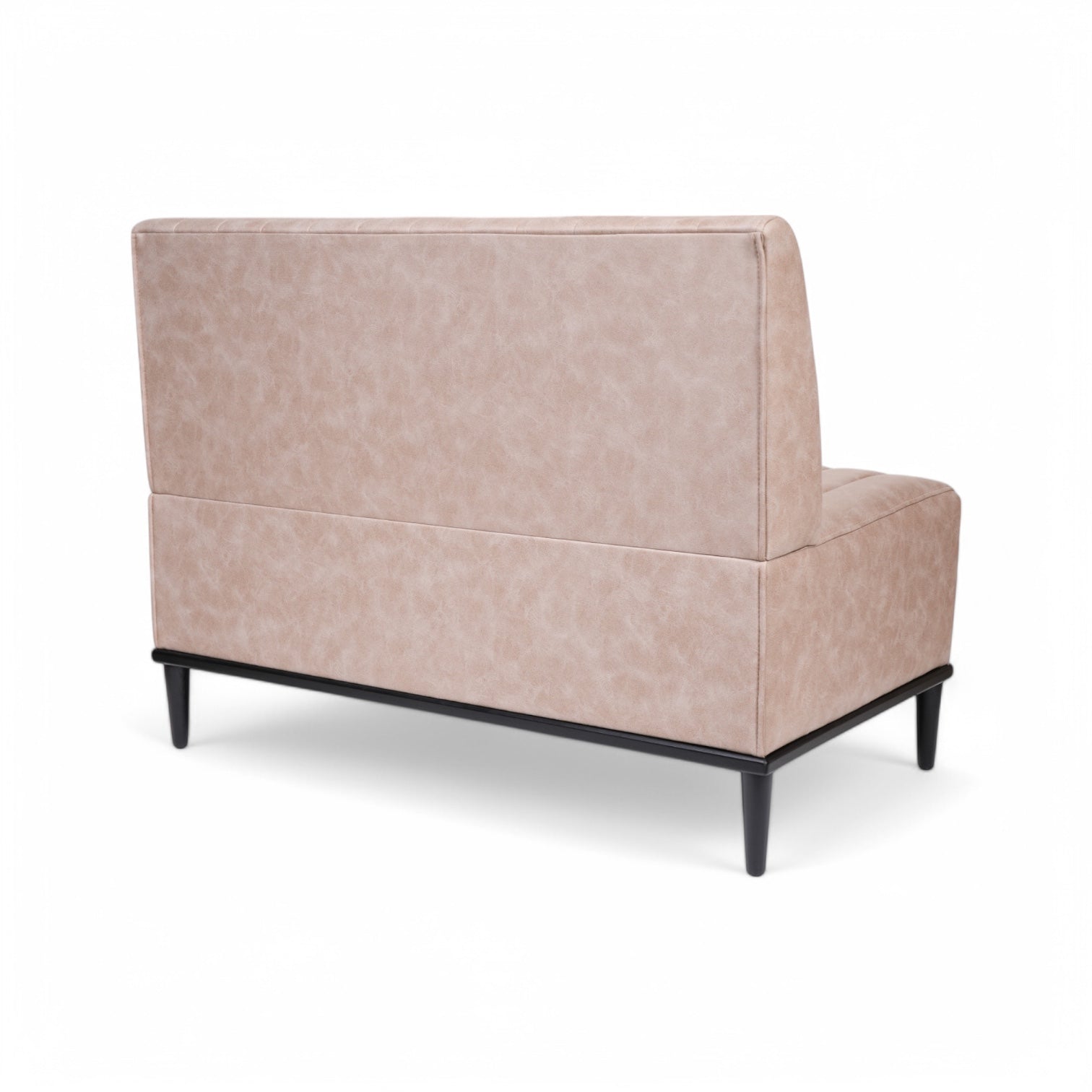 CHARLY - Banquette 120cm nubuck taupe