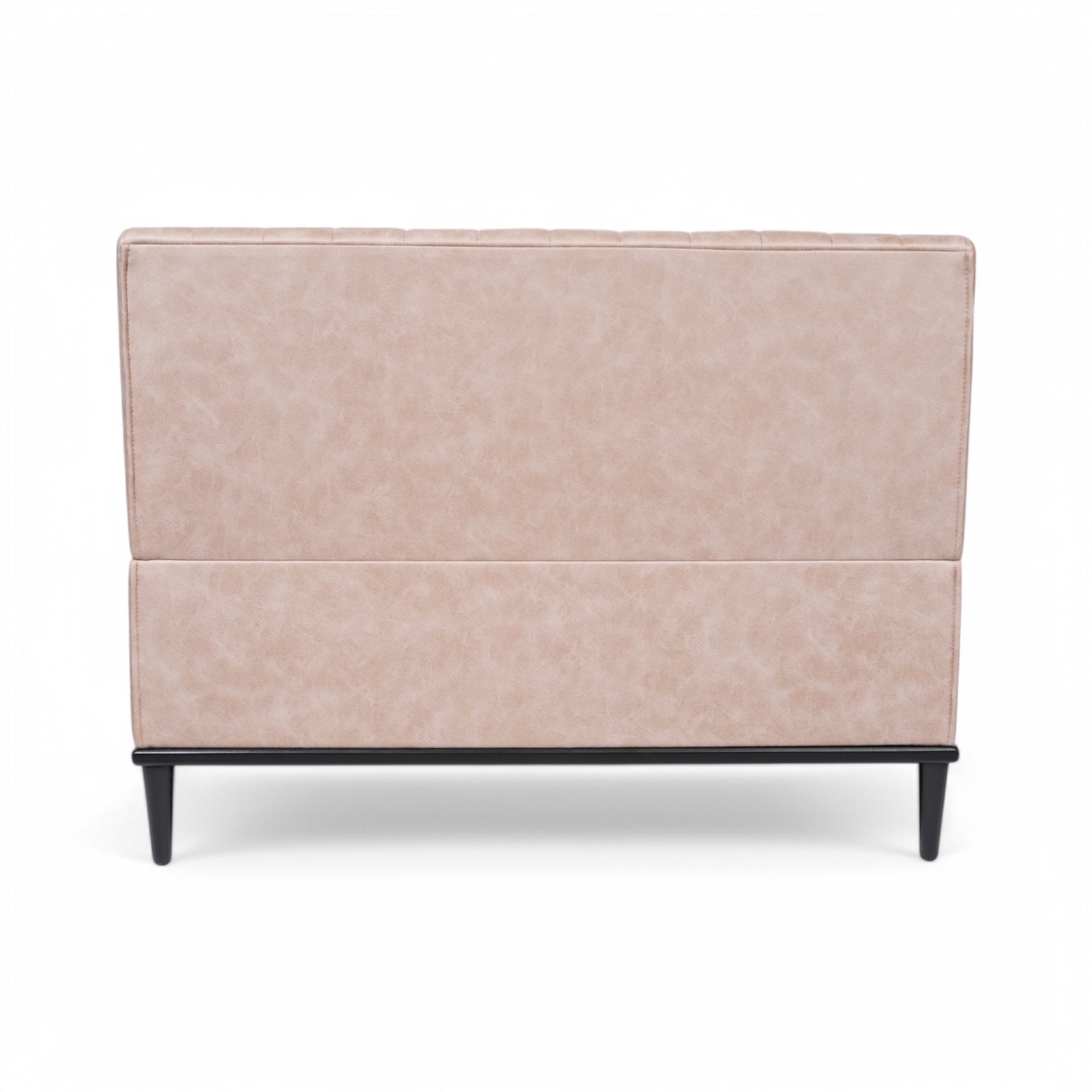 CHARLY - Banquette 120cm nubuck taupe