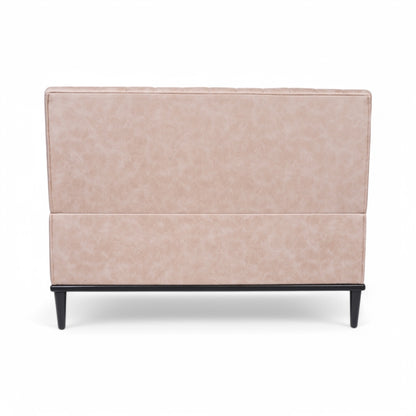 CHARLY - Banquette 120cm nubuck taupe