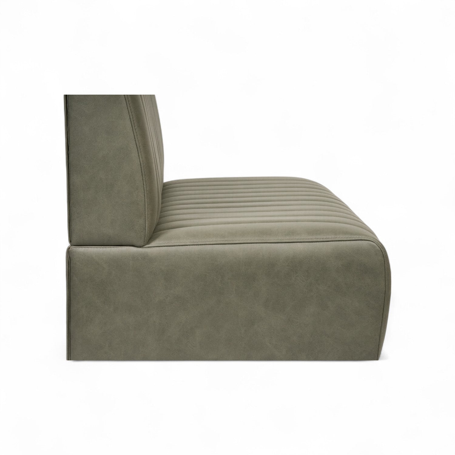 CHARLY - Banquette 120cm nubuck vert