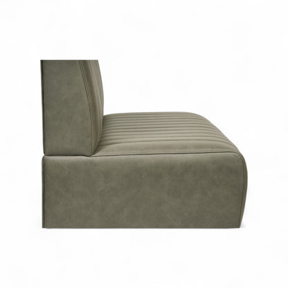 CHARLY - Banquette 120cm nubuck vert