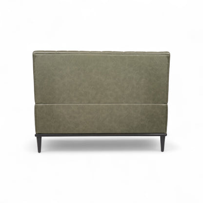 CHARLY - Banquette 120cm nubuck vert