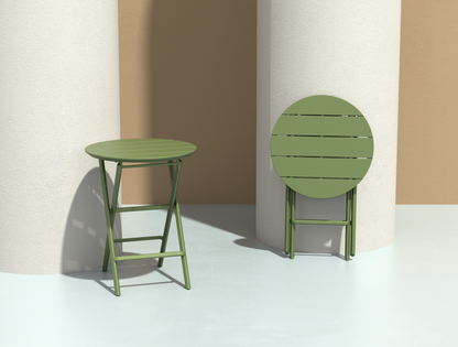 HELEN Diamètre 60 - Table en polypropylène pliante