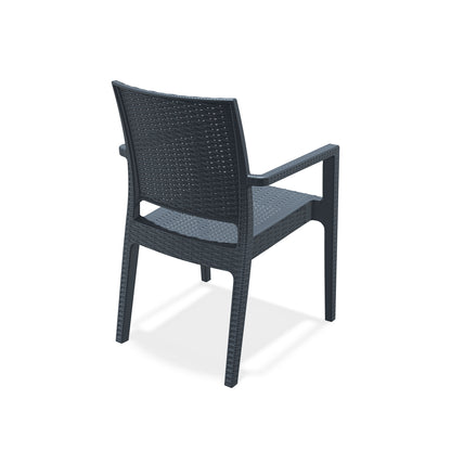 IBIZA - Chaise en résine tressée