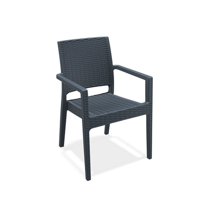 IBIZA - Chaise en résine tressée