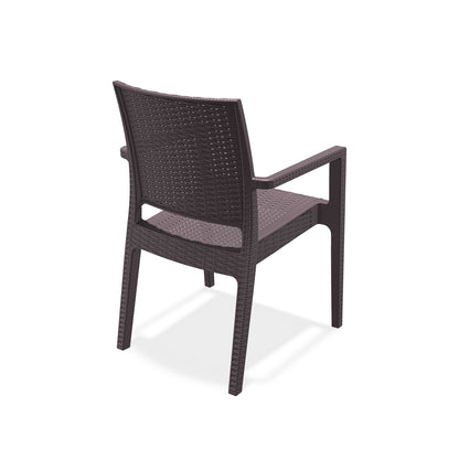 IBIZA - Chaise en résine tressée