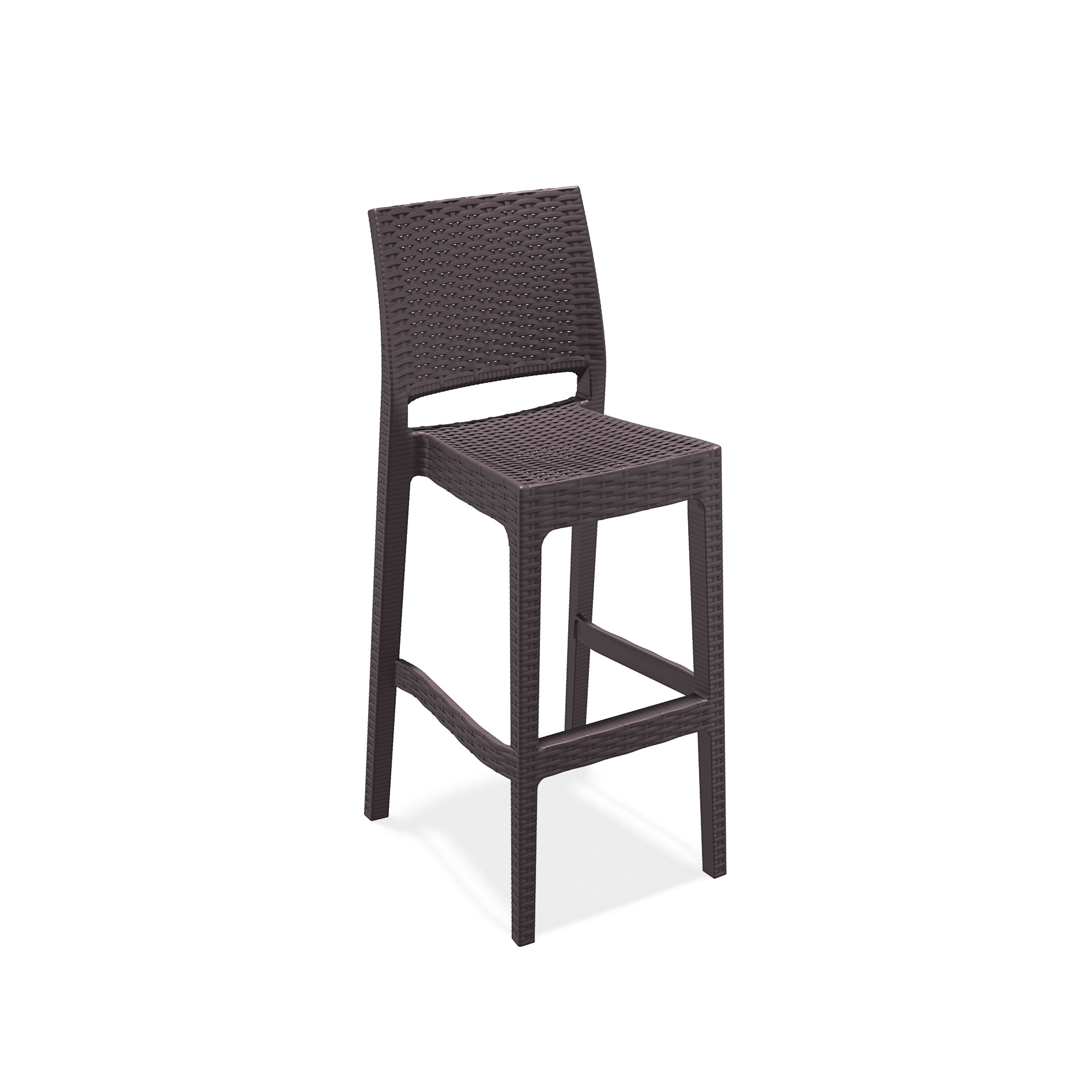 JAMAICA 75 – Tabouret de bar en polypropylène empilable