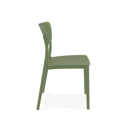 LUCY - Chaise polypropylène empilable