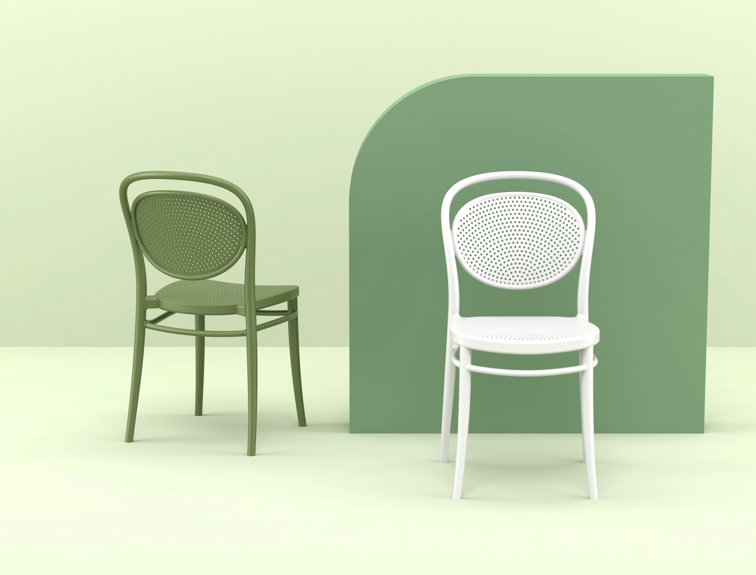 MARCEL - Chaise polypropylène empilable