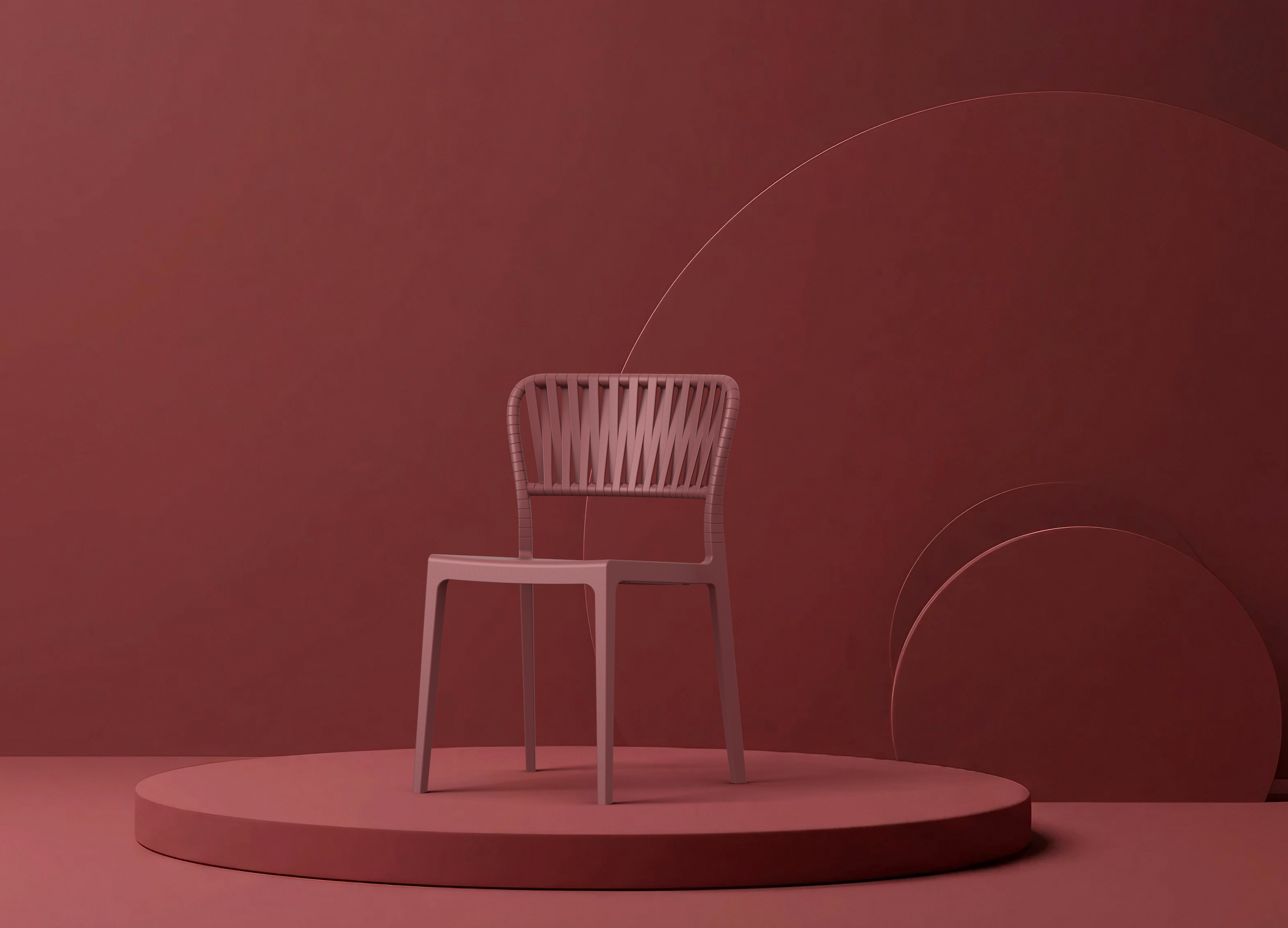 PORTOFINO - Chaise polypropylène empilable