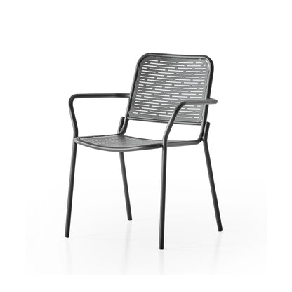 RUBY - Chaise en acier et peinture polyester