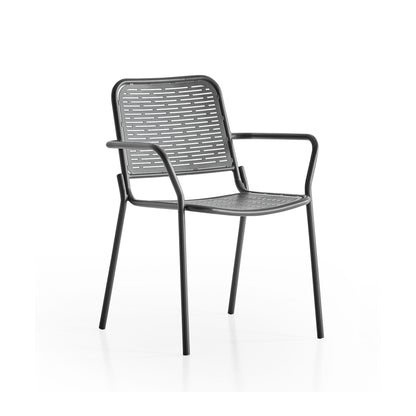 RUBY - Chaise en acier et peinture polyester