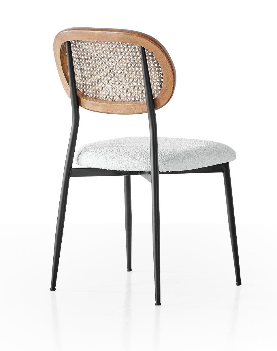 RETRO - Chaise cannage en rotin