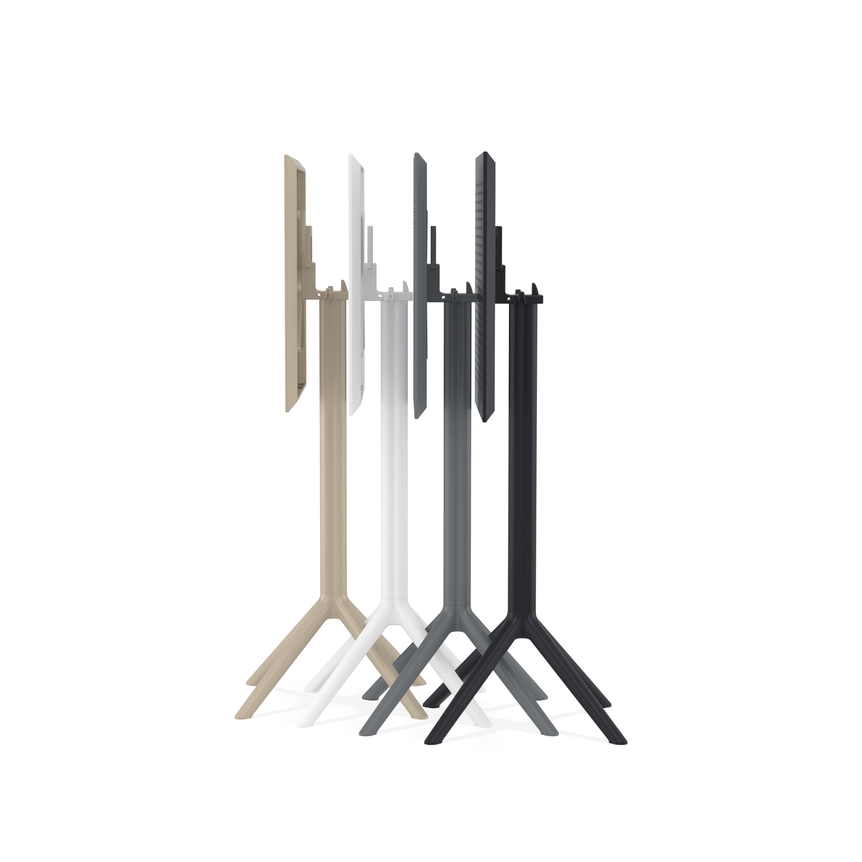 SKY 60x60 BAR - Table en polypropylène rabattable