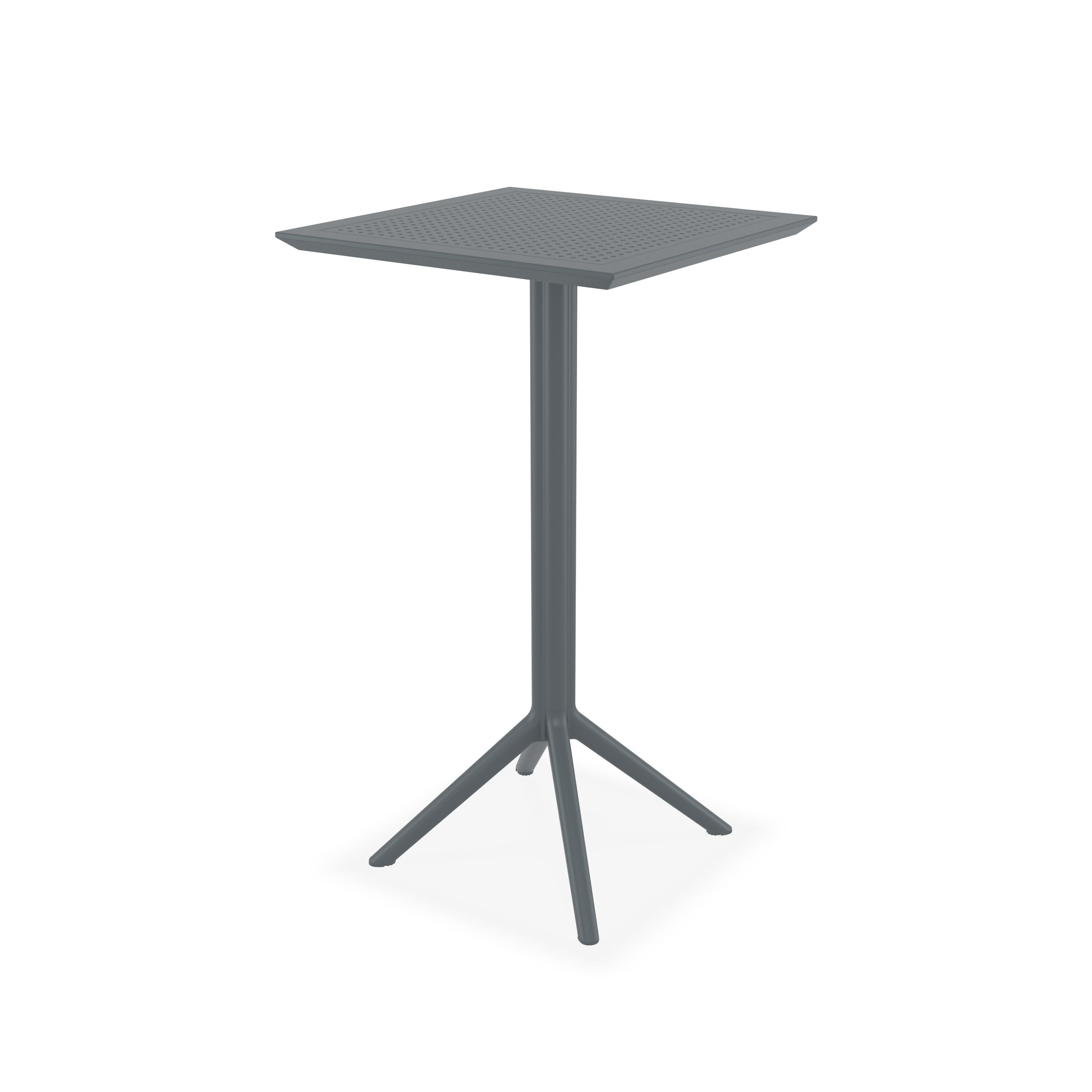 SKY 60x60 BAR - Table en polypropylène rabattable