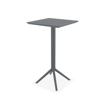 SKY 60x60 BAR - Table en polypropylène rabattable