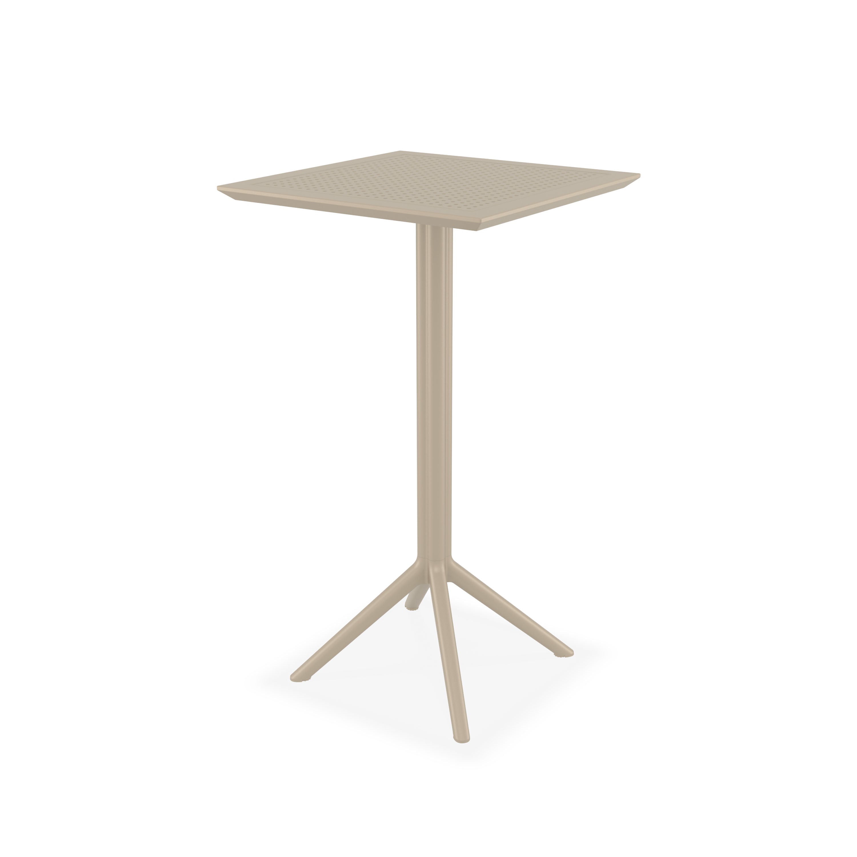 SKY 60x60 BAR - Table en polypropylène rabattable
