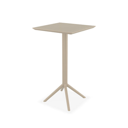 SKY 60x60 BAR - Table en polypropylène rabattable