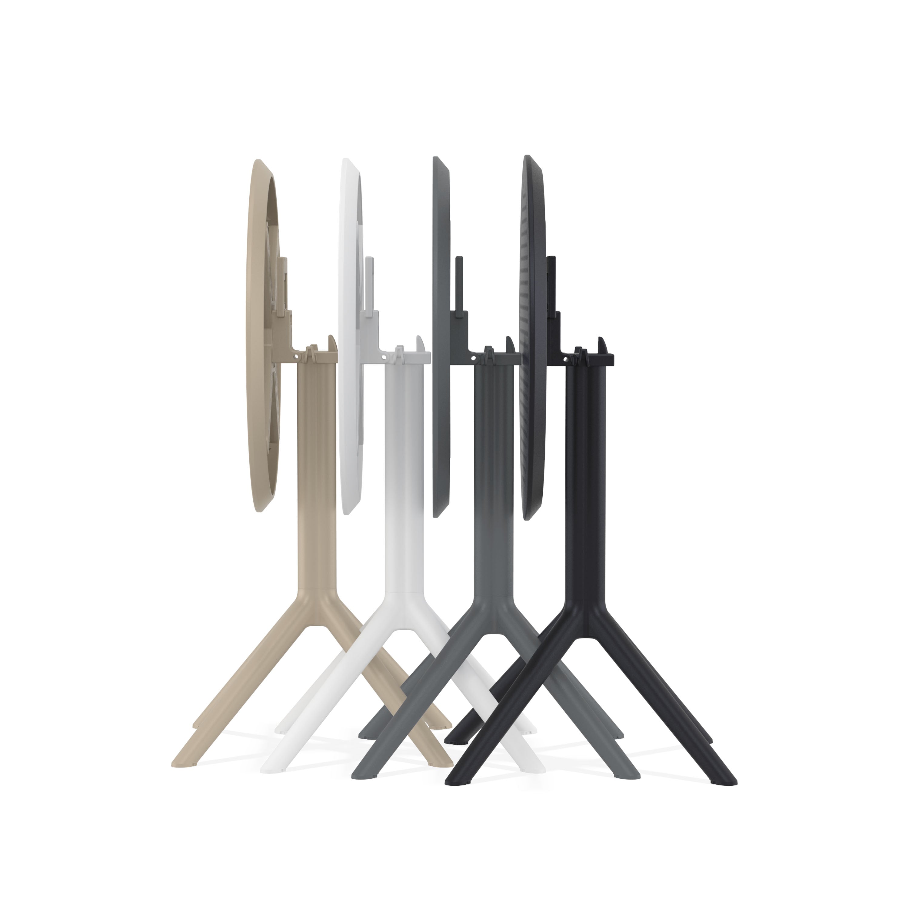 SKY Diamètre 60 - Table en polypropylène rabattable
