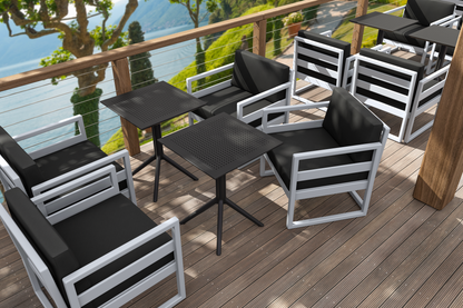SKY 60x60 - Table en polypropylène rabattable