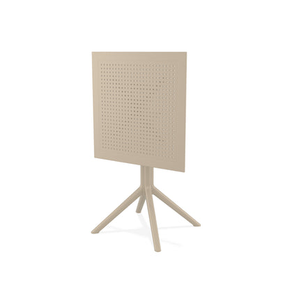 SKY 60x60 - Table en polypropylène rabattable