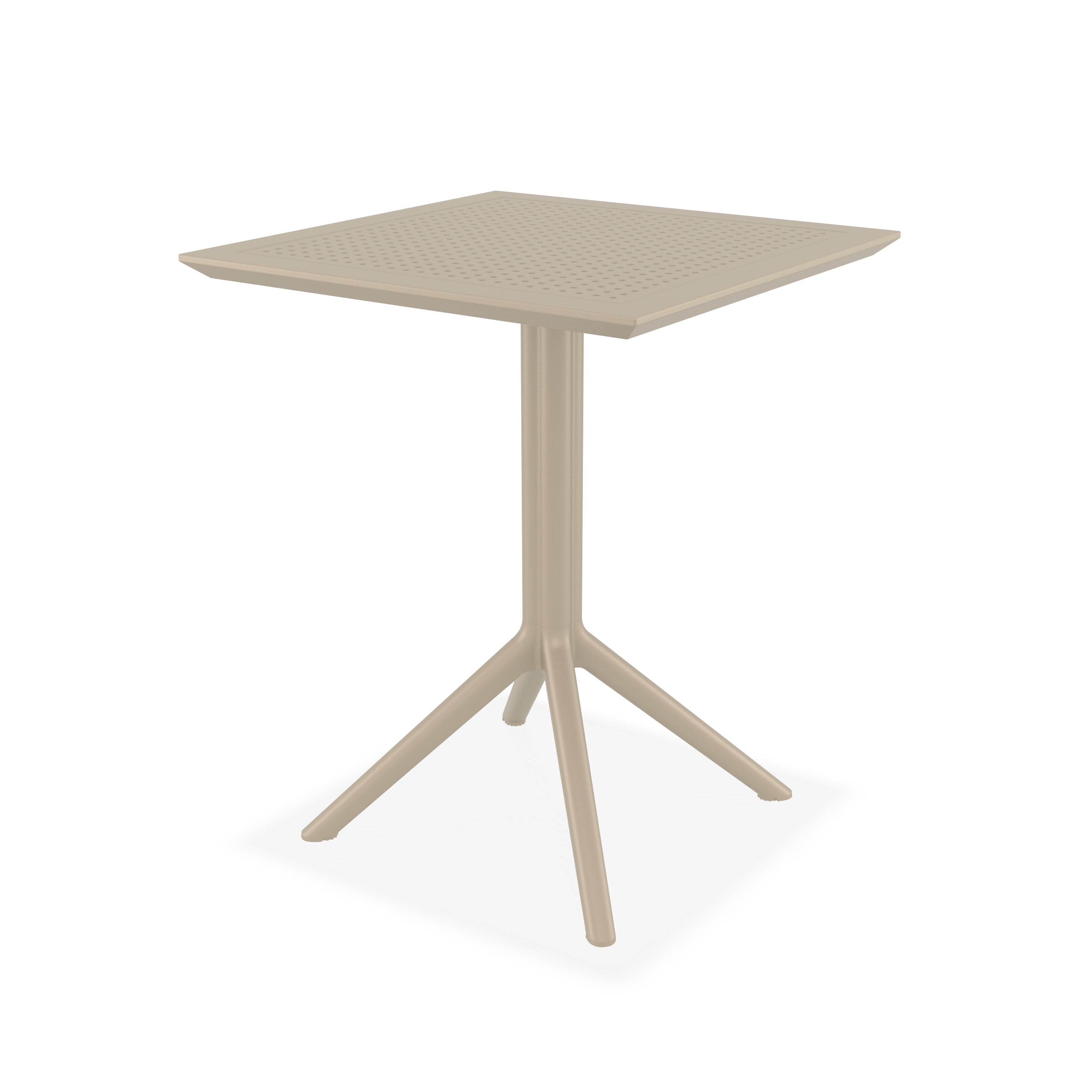 SKY 60x60 - Table en polypropylène rabattable