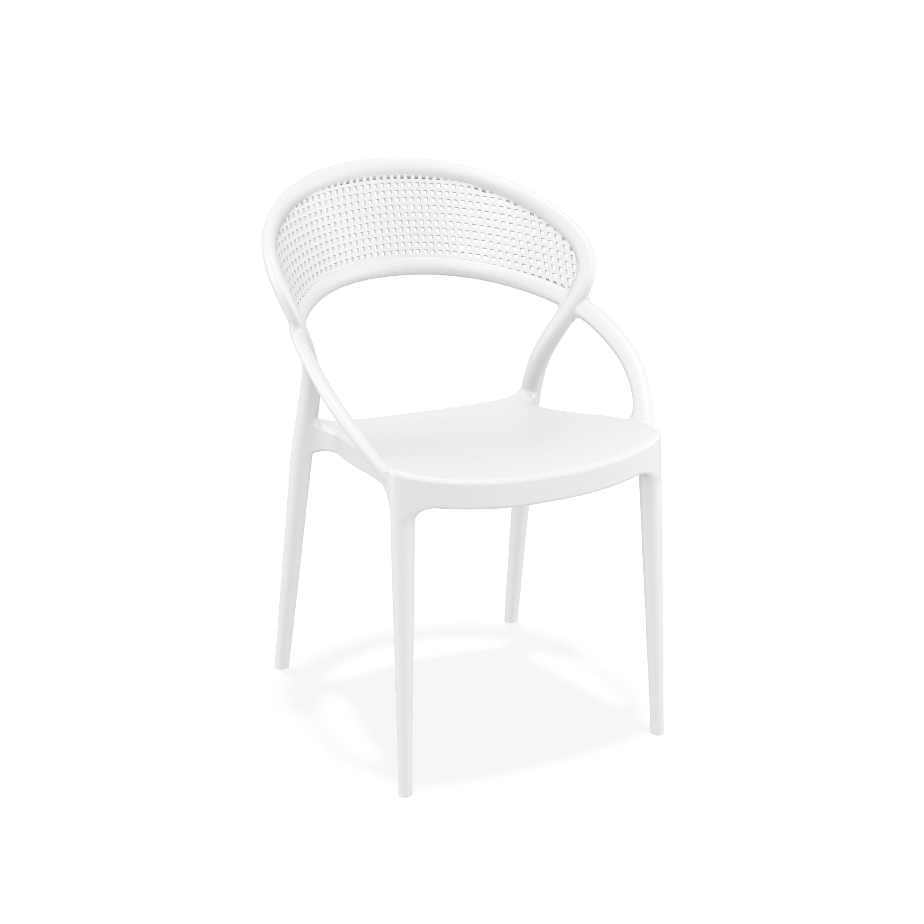 SUNSET - Chaise polypropylène empilable