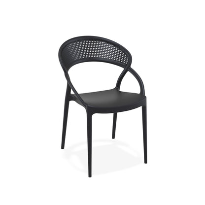 SUNSET - Chaise polypropylène empilable