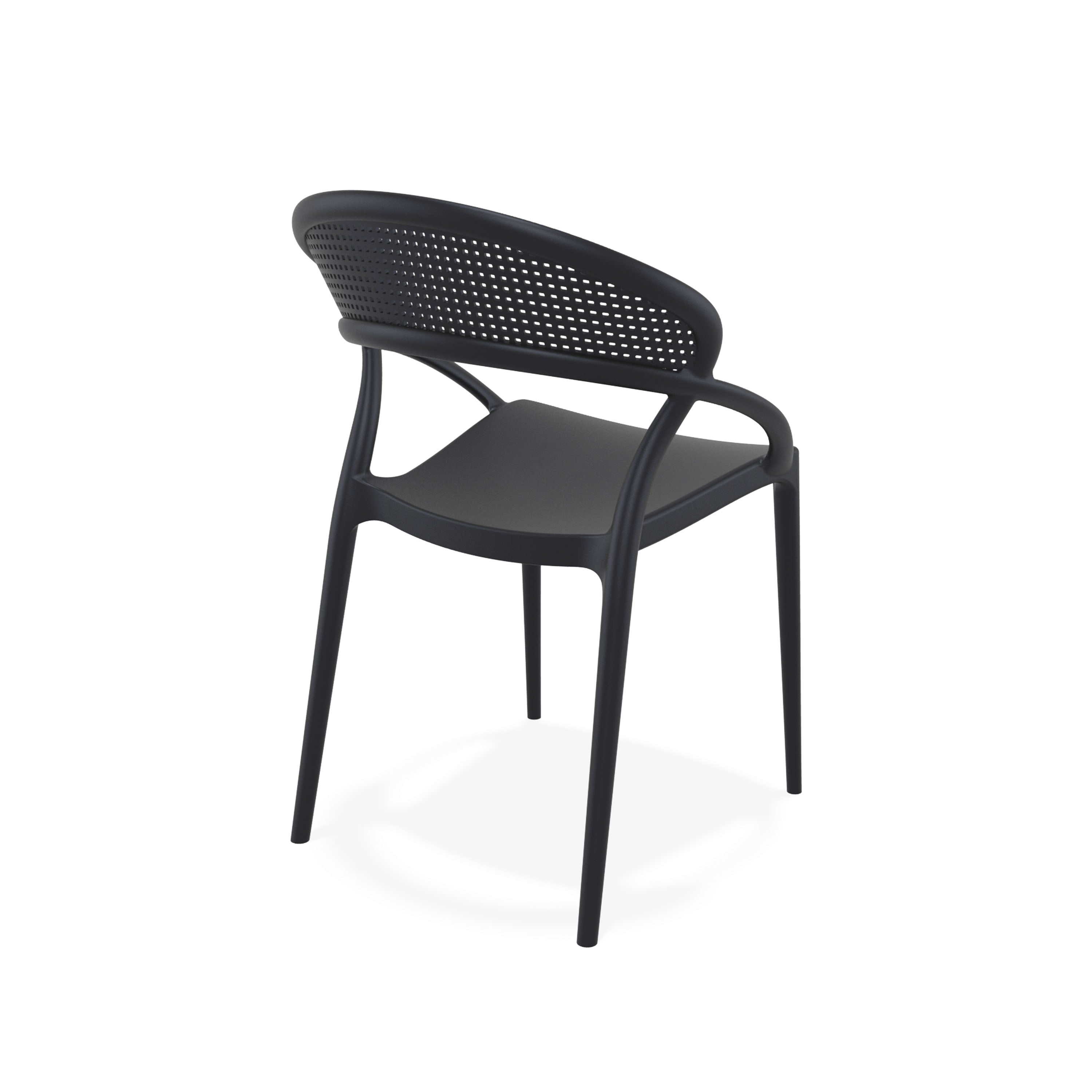 SUNSET - Chaise polypropylène empilable