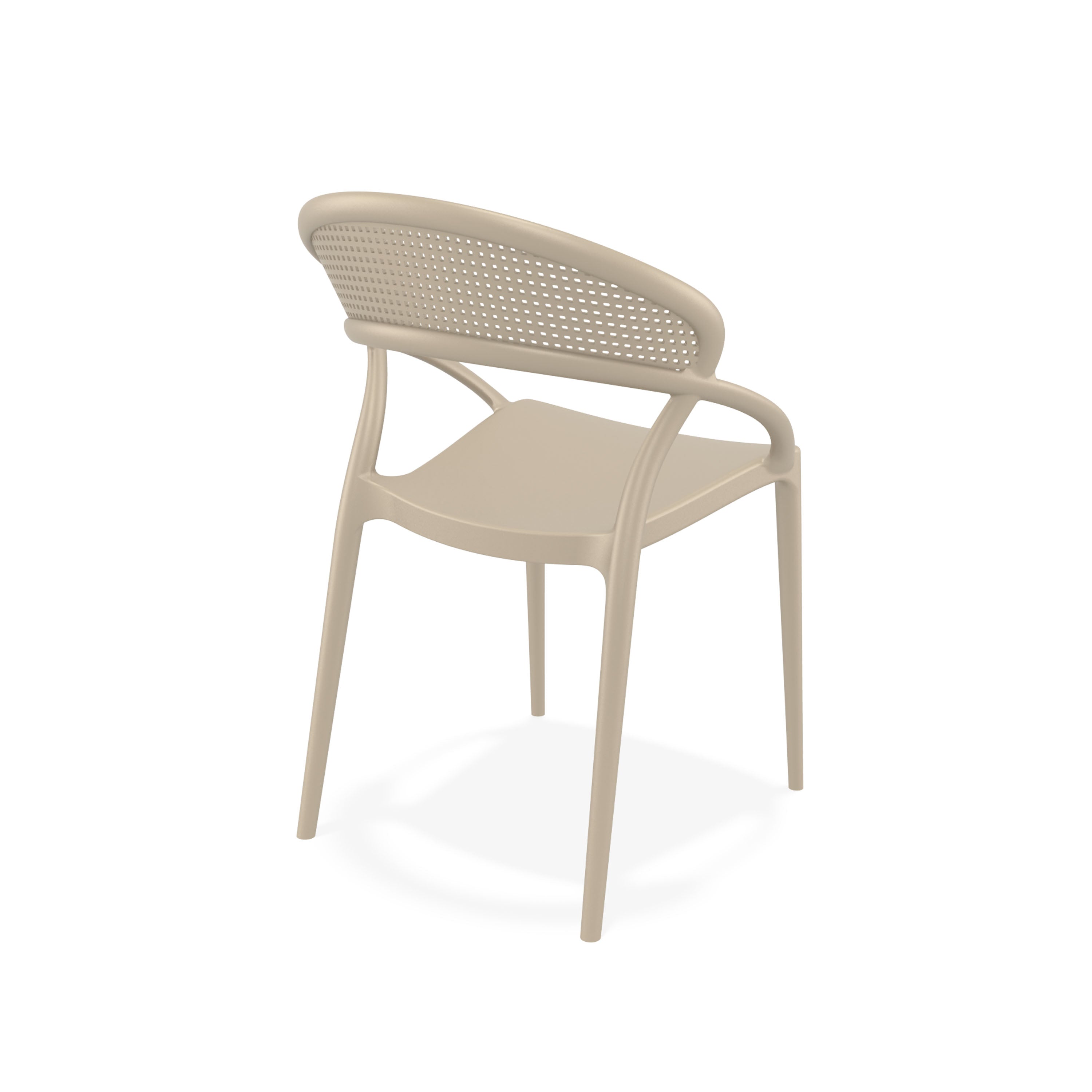 SUNSET - Chaise polypropylène empilable