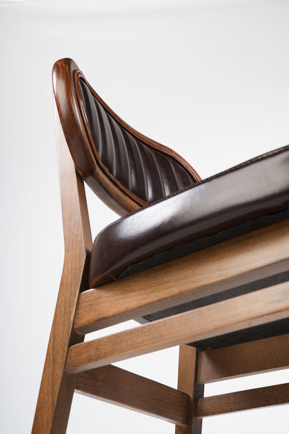 ASEL - Chaise en bois massif bistrot