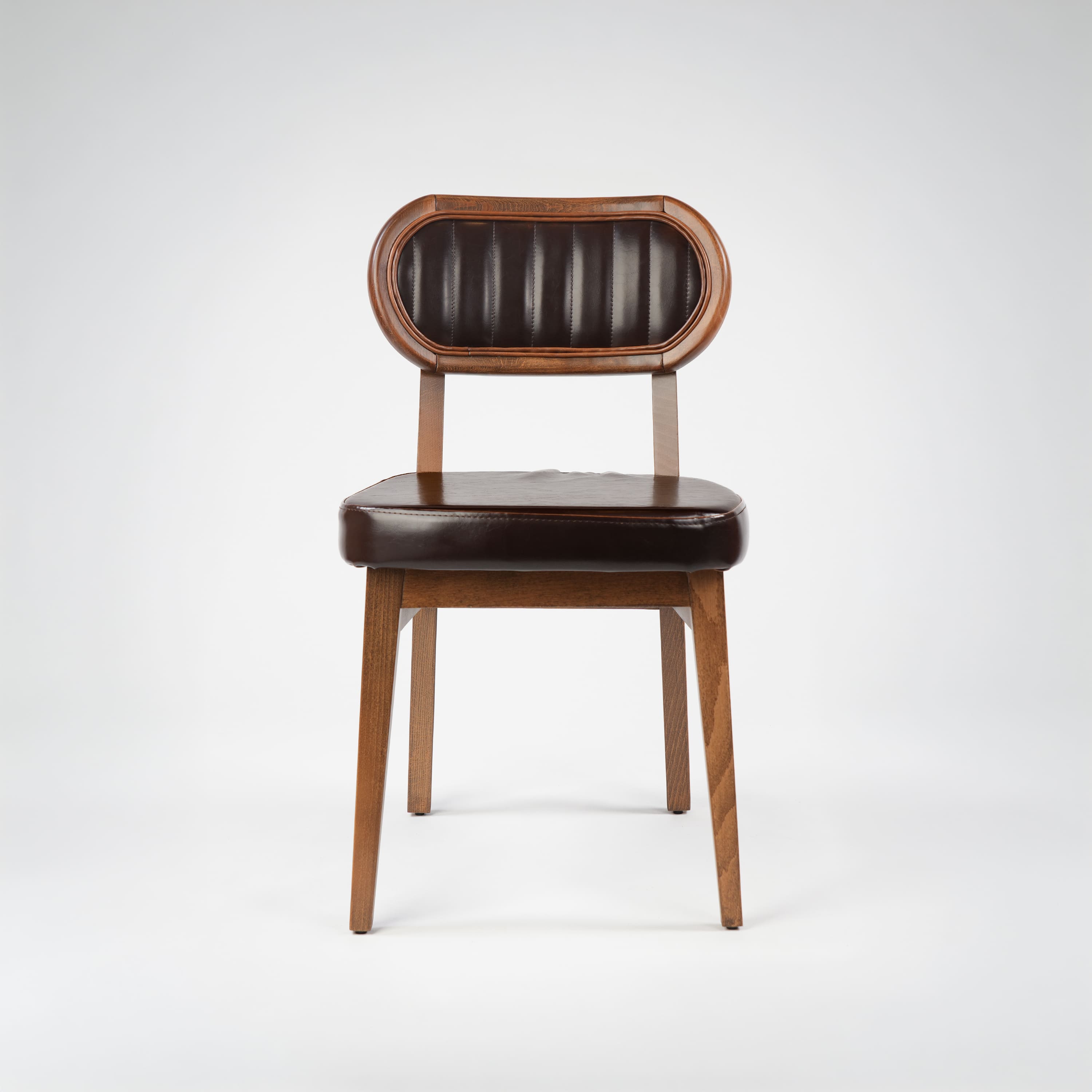 ASEL - Chaise en bois massif bistrot