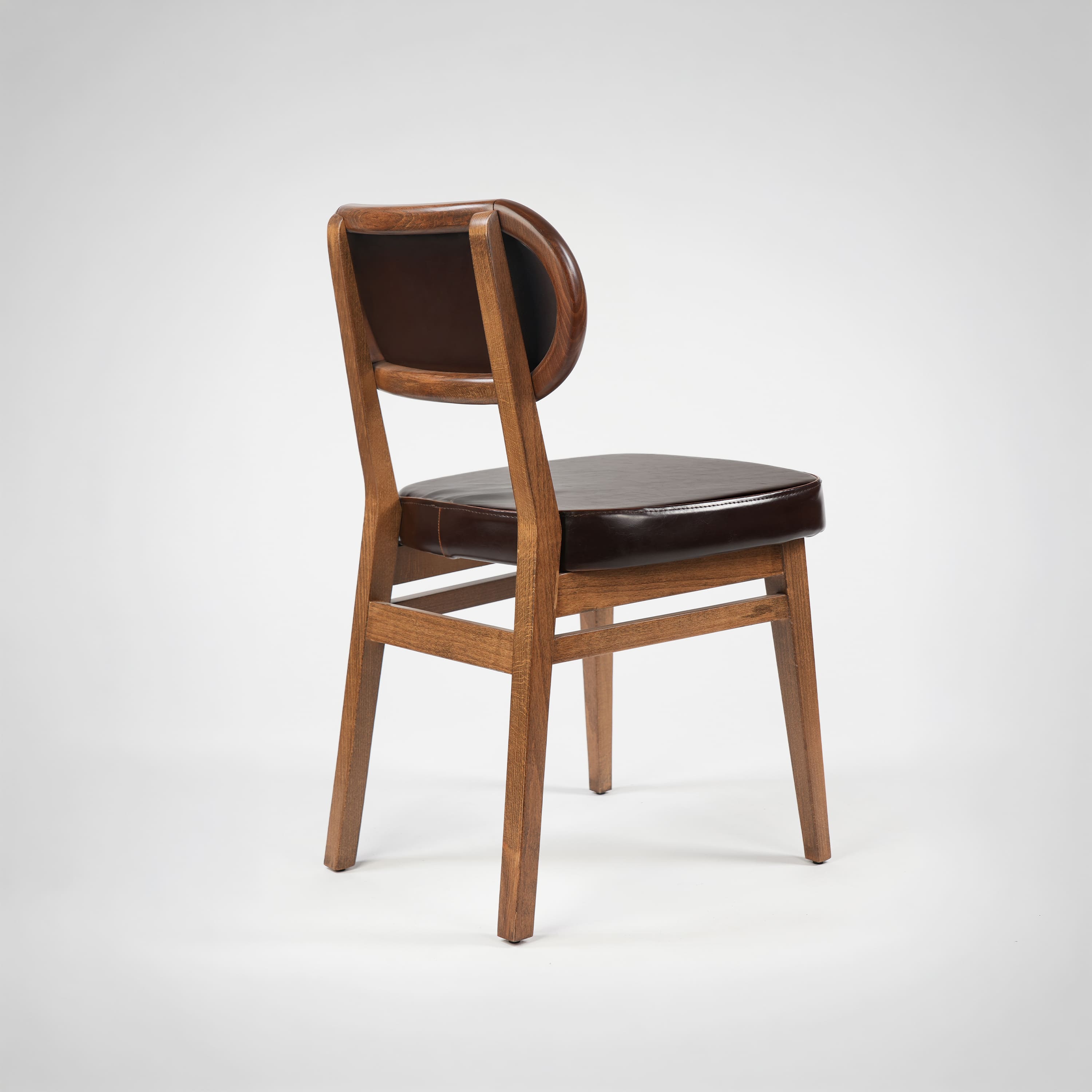 ASEL - Chaise en bois massif bistrot