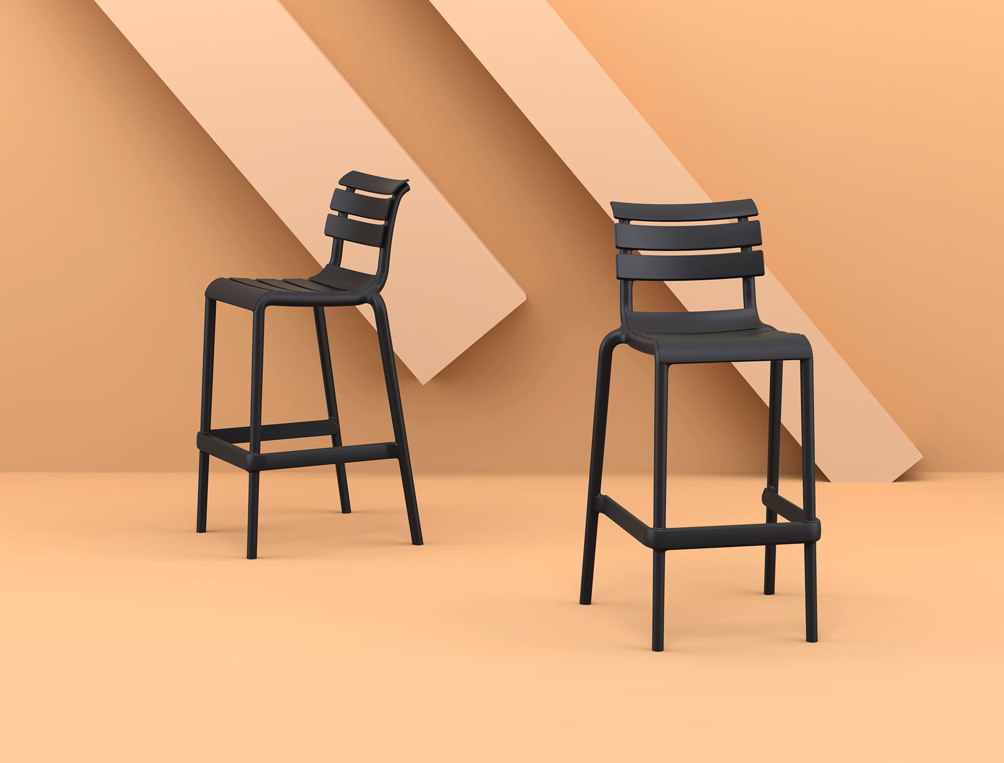 HELEN 75 - Tabouret de bar en polypropylène