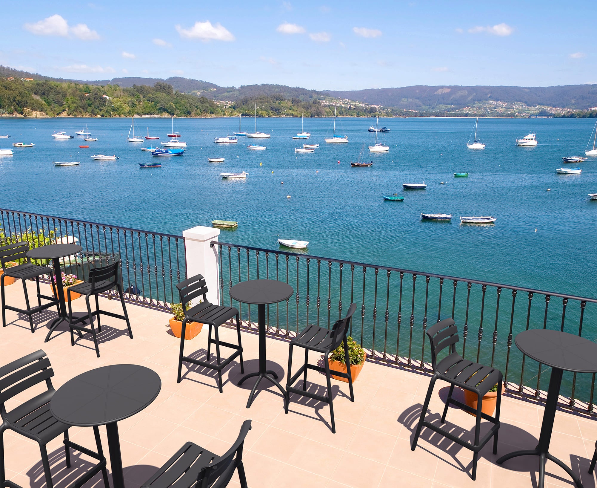 HELEN 75 - Tabouret de bar en polypropylène