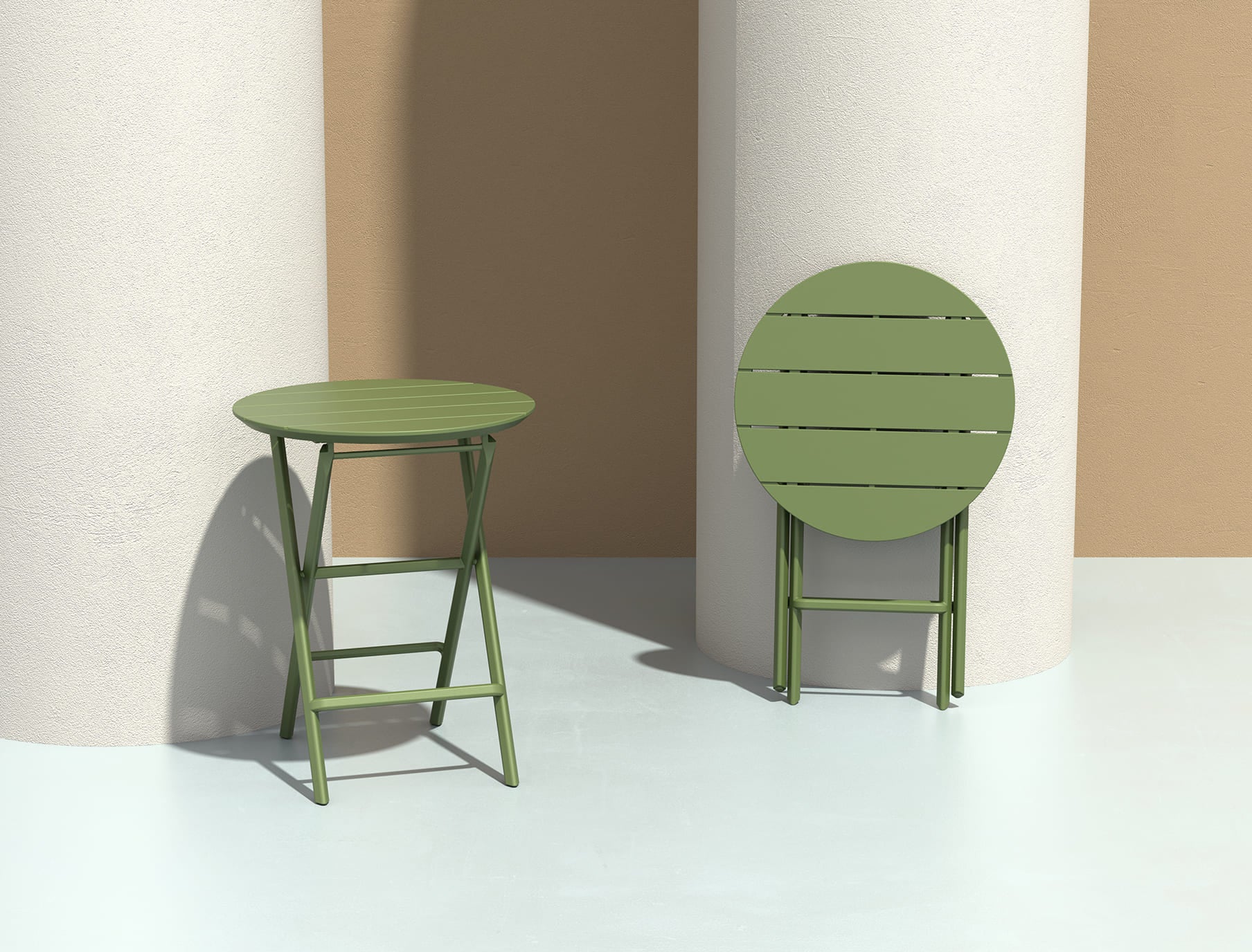 Lot 2 chaises Helen Folding + 1 table Helen Folding
