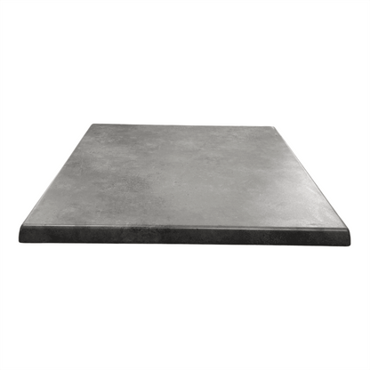 METALLO - Plateau stratifié moulé 70x70