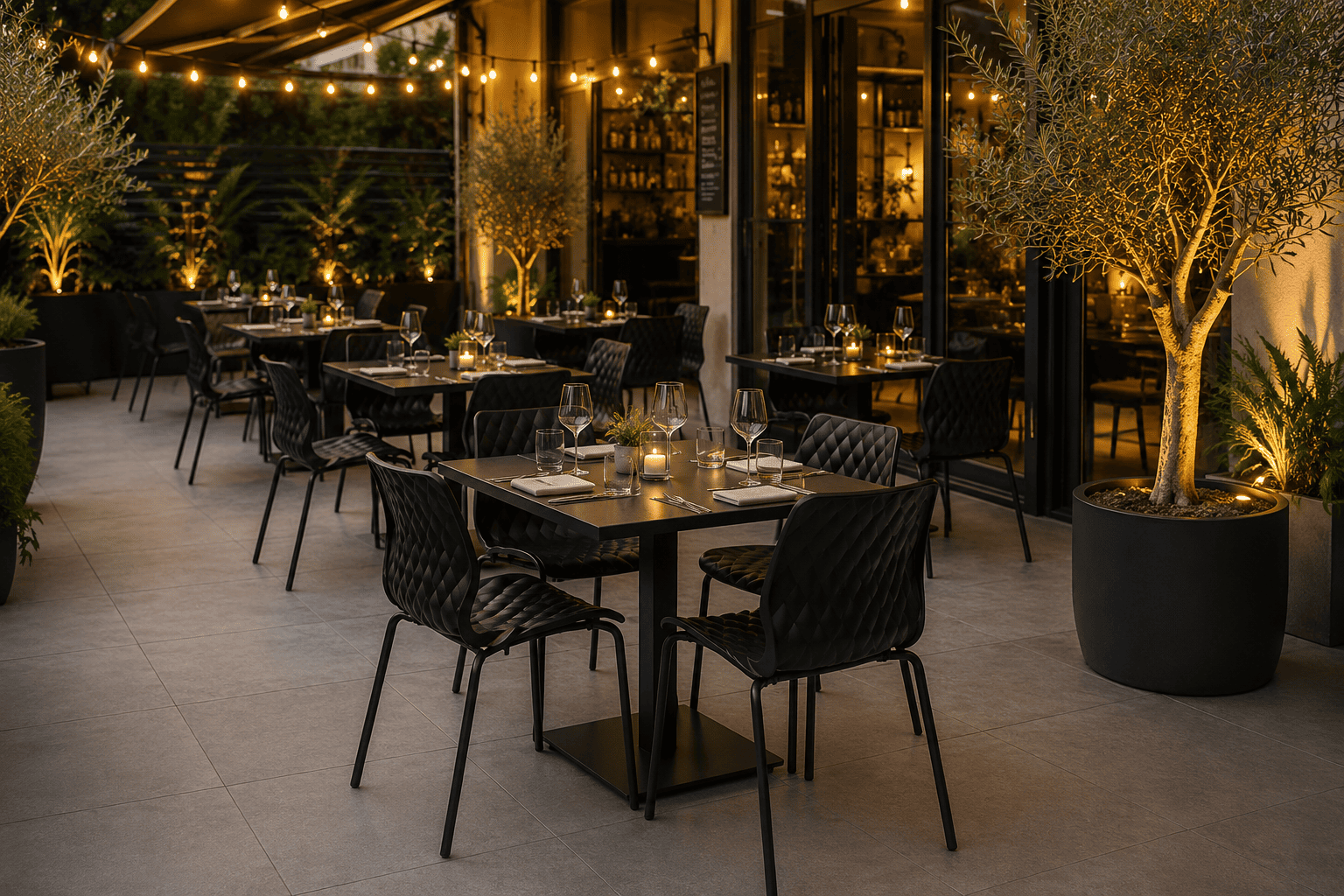 ROYAL - Chaise de terrasse empilable